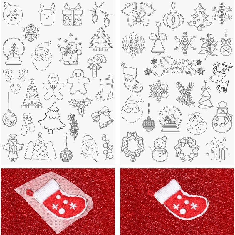 Vattenlösliga broderimallar