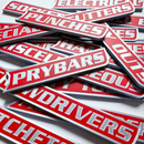 Set med 12 magnetiska etiketter för verktygslådor