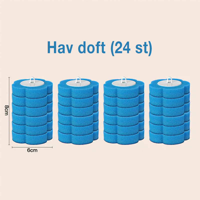 Engångs toalettborste engångssvamphuvud