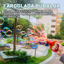 Magisk 5-klor smiley bubbelsticka