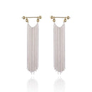 Örhängen med vattenfallstofsar