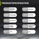 Ultra 130 dB högt självförsvarslarm nyckelring med LED-stroboskopljus