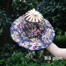 Fashionabel fläkthatt i bambu