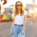 Elastiskt byxbälte utan spänne