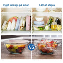 Expanderbart silikonlock av livsmedelskvalitet (6 stycken)