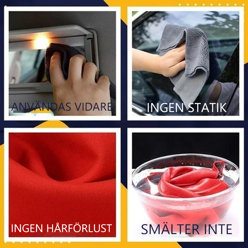 Superabsorberande handduk för biltorkning