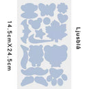 Självhäftande reparationslappar för dunjacka