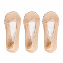 No Show-innerstrumpor med spets för kvinnor