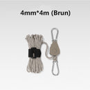 Bärbar remskiva Campingrep