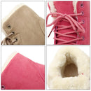 VATTENTÄTA SNÖSTÖVLAR i mocka - TYP VARMT LYCK