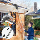 Uppfällbar, tvättbar, böjd dammvippa i mikrofiber