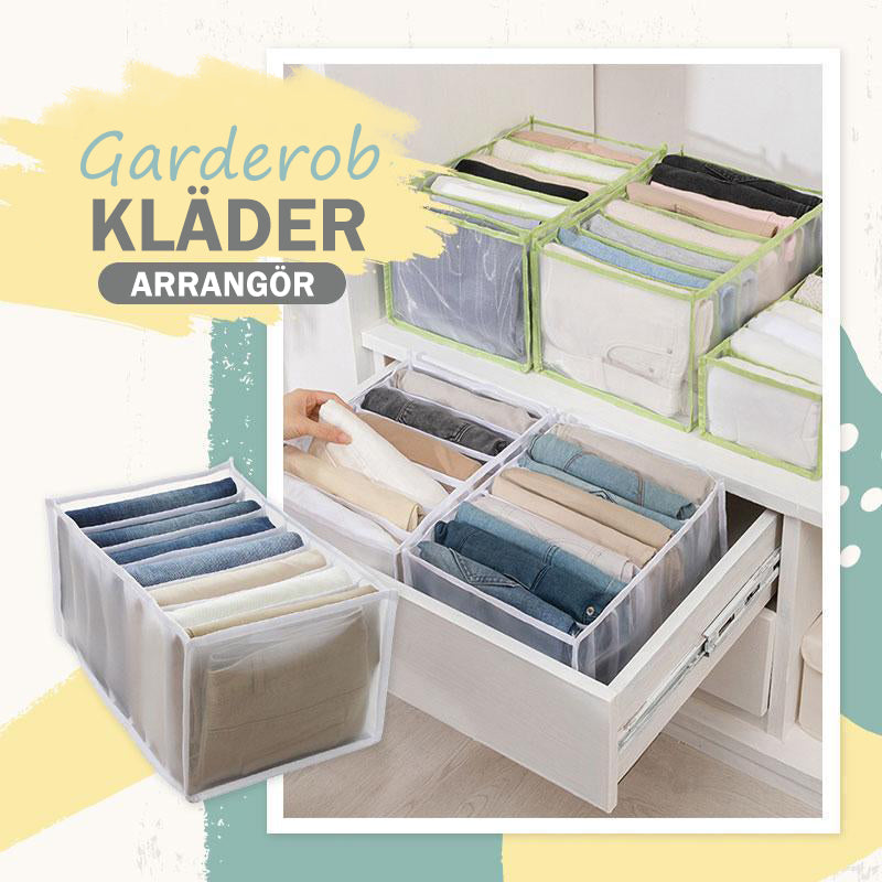 GARDEROB KLÄDER ORGANISATOR