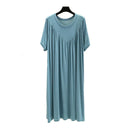 Supermjuk skön kortärmad lös pyjamasklänning