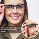 Precisionsläsglasögon med justerbart fokus
