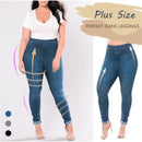 Slim Stretch Jean Leggings för kvinnor