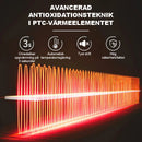 Bärbar 360 ° roterande bilvärmare för enkel snöröjning