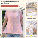 Klassiskt spänne med pärl- och strassstenar (2 ST)