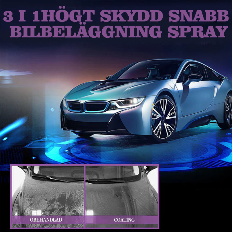 3 i 1 snabblackspray med högt skydd för bilar