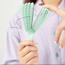 Mjuk kam för rakt och öppet hår