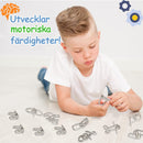 Intellektuell upplåsningskedja pedagogisk leksak