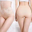 Trosor med hög midja och tryckta blommor