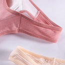 BEKVÄM TRÅDLÖS BEHÅ MED KNAPPAR I PLUSSTORLEK