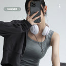 Sommar - ärmlös camisole med vid sida