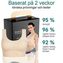 Bröstformad formande behå för sovande