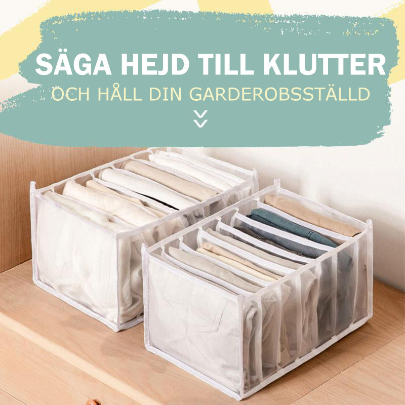 GARDEROB KLÄDER ORGANISATOR