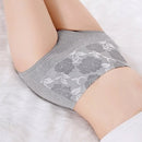 Trosor med hög midja och tryckta blommor