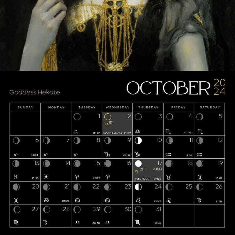 Dark Goddess 2024 kalender