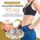 Moissanite magnetisk lymfatisk ring