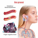 Magnetogena örhängen för lymfflöde