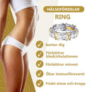 Moissanite magnetisk lymfatisk ring