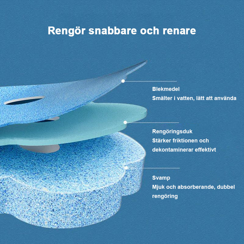 Rengöringssystem för engångstoalett