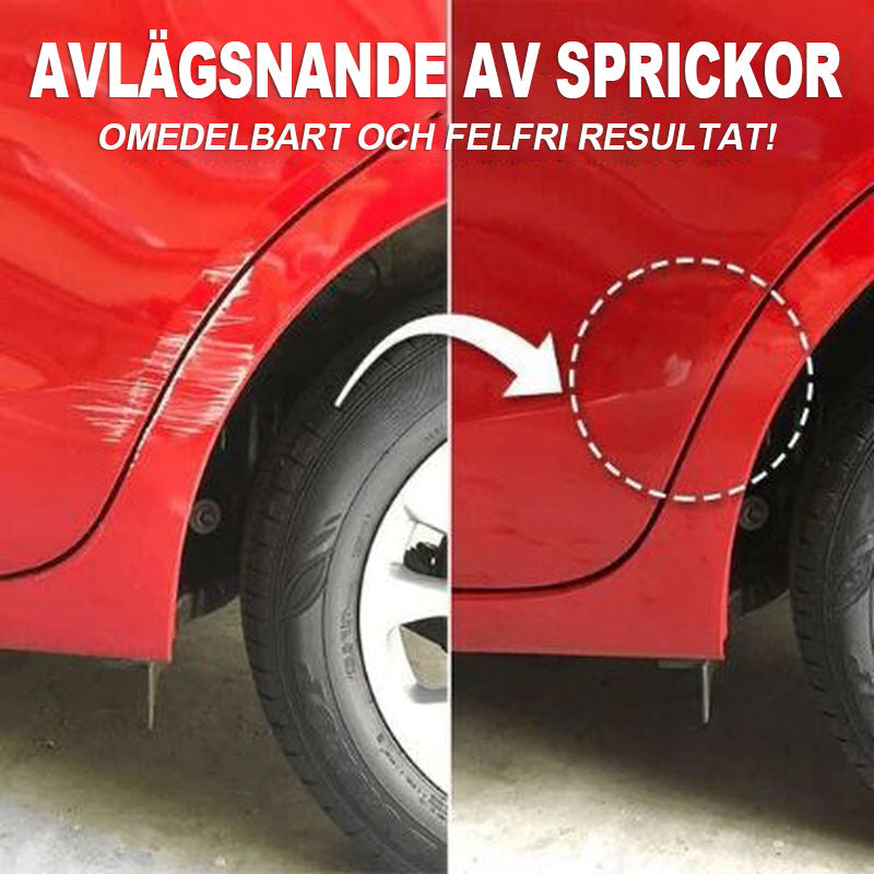 Spray för att reparera repor på bilar