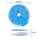 Rund bärbar veckopilleringsautomat