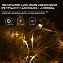 Vattentät, bärbar och stuvbar ljusslinga för utomhusbruk