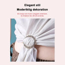 Klassiskt spänne med pärl- och strassstenar (2 ST)