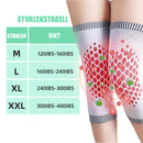 Honeycomb joniskt lymfatiskt detoxande självuppvärmande knästöd