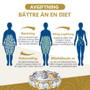 Moissanite magnetisk lymfatisk ring