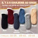 Tjock vadderade strumpor och skor