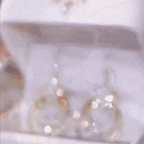 Geometriska runda örhängen med flera lager