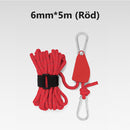 Bärbar remskiva Campingrep