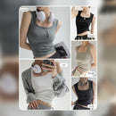 Sommar - ärmlös camisole med vid sida