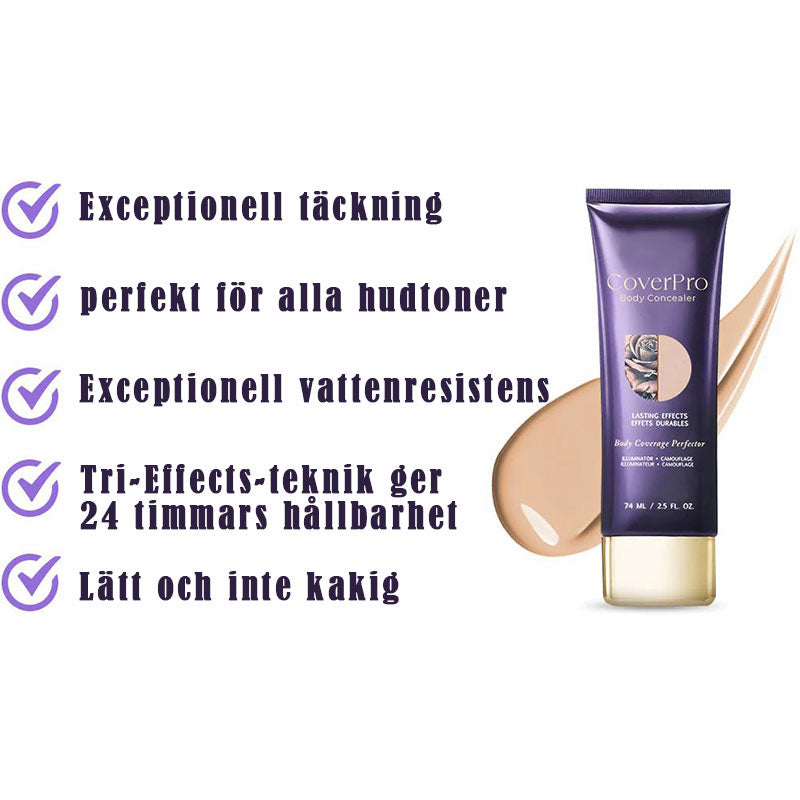 Concealer för kroppen