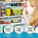 Expanderbart silikonlock av livsmedelskvalitet (6 stycken)