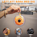 Bärbar shoppingväska med diskficka