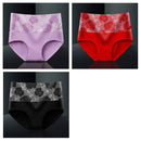 Trosor med hög midja och tryckta blommor