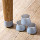 Skyddande silikonskydd för möbelben